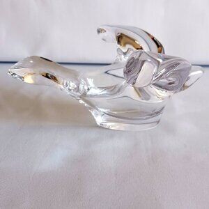 Vintage Princess House Flying Dove Lead Crystal Candy/Trinket Dish